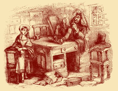 Der Raritätenladen von Charles Dickens von Hablot Knight Browne