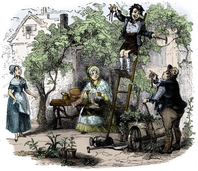 Der Raritätenladen von Charles Dickens von Hablot Knight Browne