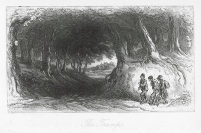 Straßen von London: Die Landstreicher von Hablot Knight (1815 92) Browne