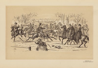 Rotten Row, Nr. 1, Wie es war von Hablot Knight (1815 92) Browne
