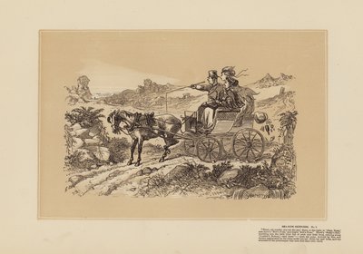 Seaside-Skizzen, Nr. 7, Das Malerische tun von Hablot Knight (1815 92) Browne