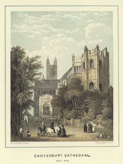 Canterbury Cathedral, Ostende von Hablot Knight Browne