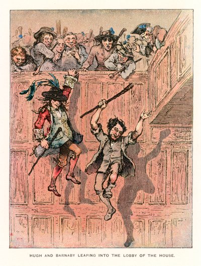 Illustration für Barnaby Rudge von Hablot Knight Browne