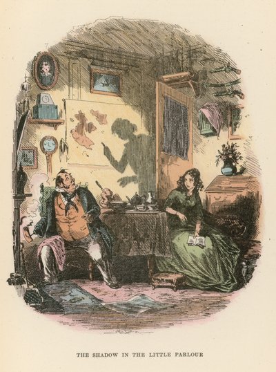 Illustration für Dombey und Sohn von Hablot Knight Browne