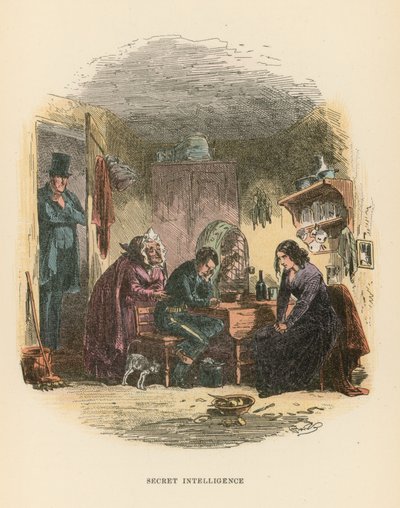 Illustration für Dombey und Sohn von Hablot Knight Browne
