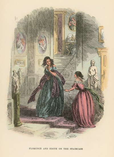 Illustration für Dombey und Sohn von Hablot Knight Browne