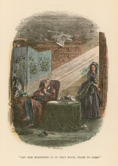 Illustration für Dombey und Sohn von Hablot Knight Browne
