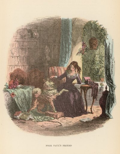 Illustration für Dombey und Sohn von Hablot Knight Browne