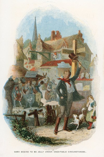Illustration für Martin Chuzzlewit von Hablot Knight Browne