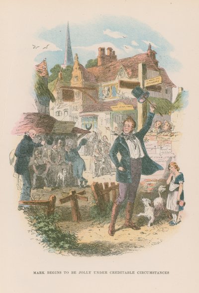 Illustration für Martin Chuzzlewit von Hablot Knight Browne