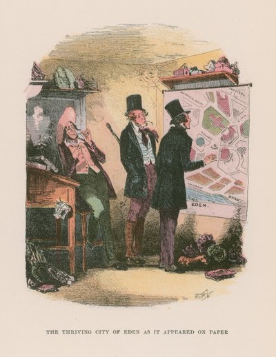Illustration für Martin Chuzzlewit von Hablot Knight Browne