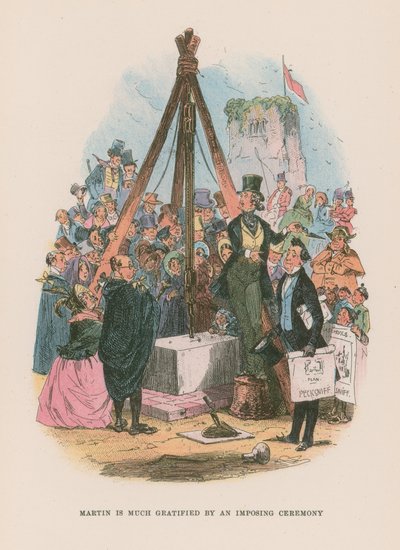 Illustration für Martin Chuzzlewit von Hablot Knight Browne
