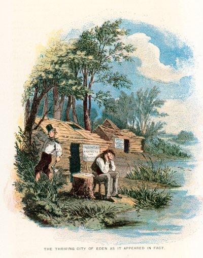 Illustration für Martin Chuzzlewit von Hablot Knight Browne