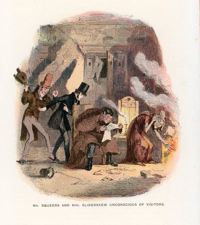 Illustration für Nicholas Nickleby von Hablot Knight Browne