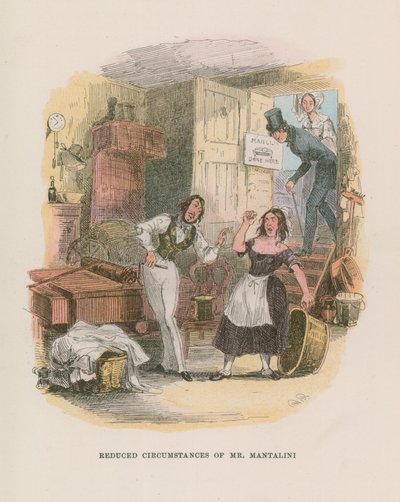 Illustration für Nicholas Nickleby von Hablot Knight Browne