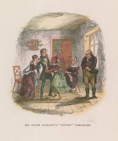 Illustration für Nicholas Nickleby von Hablot Knight Browne