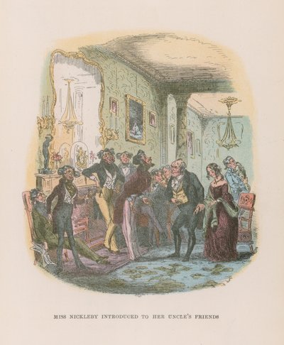 Illustration für Nicholas Nickleby von Hablot Knight Browne
