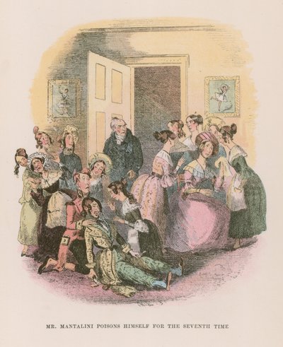 Illustration für Nicholas Nickleby von Hablot Knight Browne
