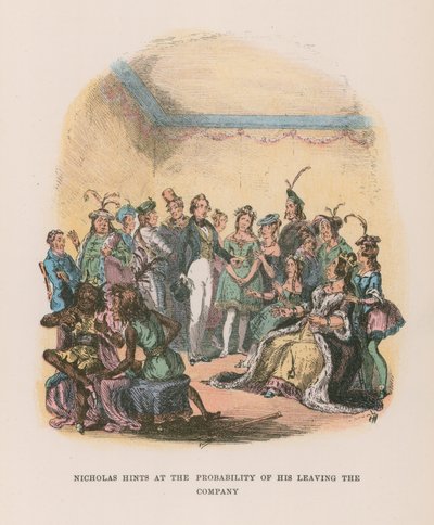 Illustration für Nicholas Nickleby von Hablot Knight Browne