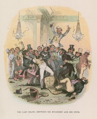Illustration für Nicholas Nickleby von Hablot Knight Browne