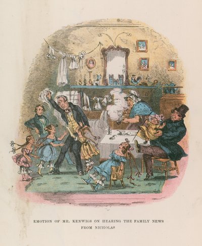 Illustration für Nicholas Nickleby von Hablot Knight Browne