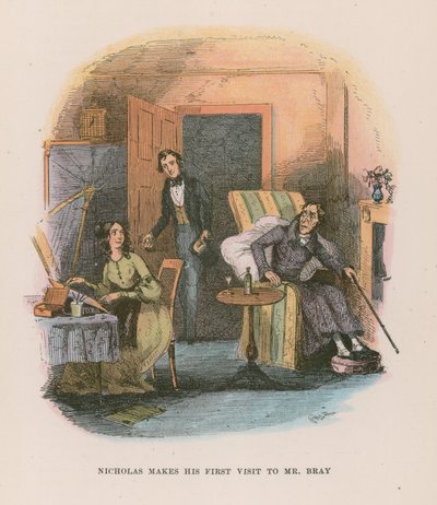 Illustration für Nicholas Nickleby von Hablot Knight Browne