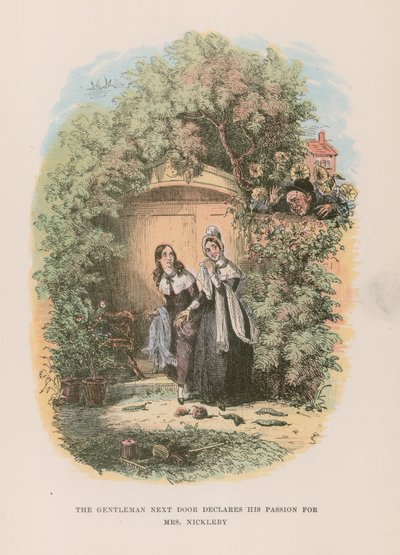 Illustration für Nicholas Nickleby von Hablot Knight Browne