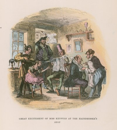 Illustration für Nicholas Nickleby von Hablot Knight Browne