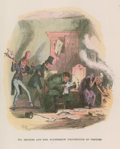 Illustration für Nicholas Nickleby von Hablot Knight Browne