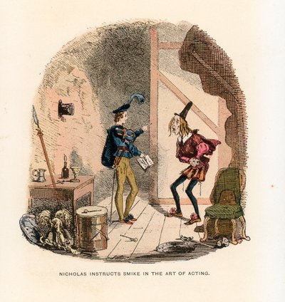 Illustration für Nicholas Nickleby von Hablot Knight Browne