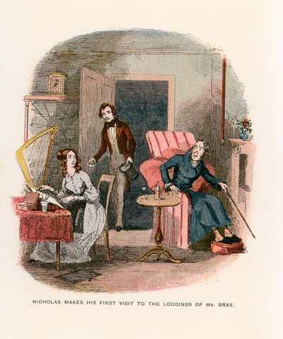 Illustration für Nicholas Nickleby von Hablot Knight Browne
