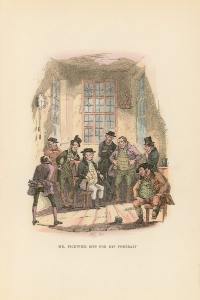 Illustration für Pickwick Papers von Hablot Knight Browne