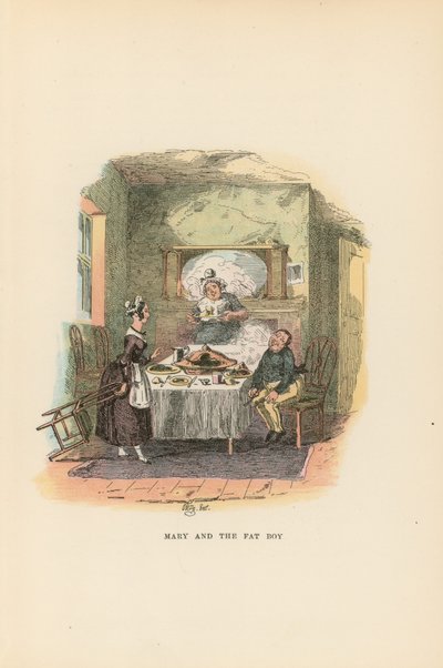 Illustration für Pickwick Papers von Hablot Knight Browne