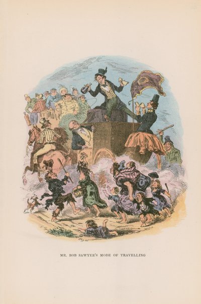 Illustration für Pickwick-Papiere von Hablot Knight Browne