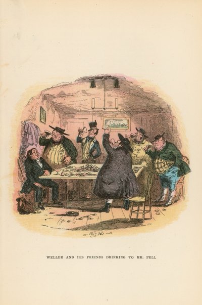 Illustration für Pickwick Papers von Hablot Knight Browne