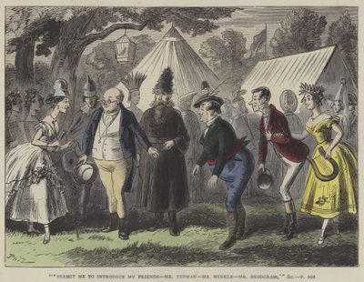 Illustration für Die Pickwickier von Hablot Knight Browne