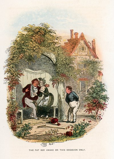Illustration für die Pickwick-Papiere von Hablot Knight Browne