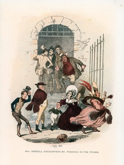 Illustration für die Pickwick-Papiere von Hablot Knight Browne