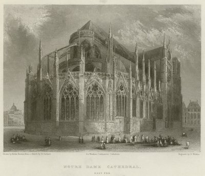 Kathedrale Notre-Dame, Ostende von Hablot Knight Browne