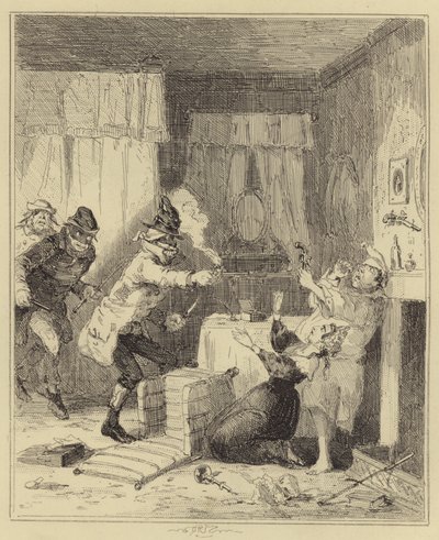 Die Einbrecher von Hablot Knight Browne
