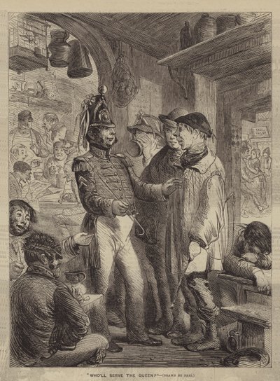 Wer dient der Königin? von Hablot Knight Browne