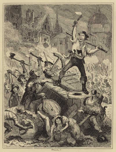 Wilkes-Unruhen von Hablot Knight Browne