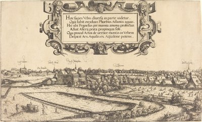 Ansicht von Nürnberg von Westen [linker Abschnitt] von Hanns Lautensack