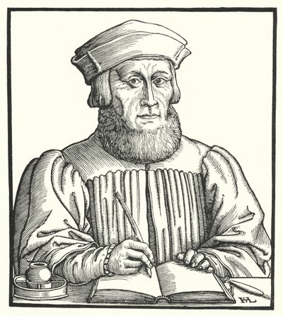 Johannes Aventinus, bayerischer Renaissance-Humanist, Historiker und Philologe von Hanns Sebald Lautensack