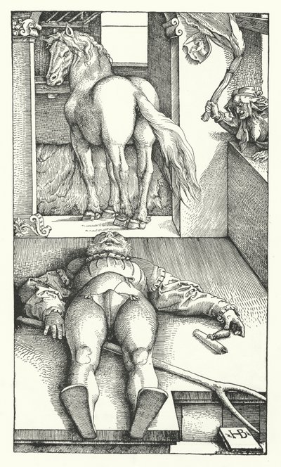 Der verhexte Bräutigam von Hans (after) Baldung Grien