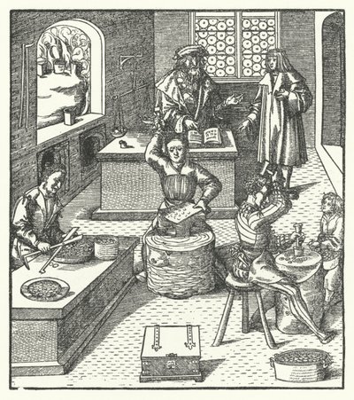 Erzherzog Maximilian von Österreich in der Münze von Hans (after) Burgkmair