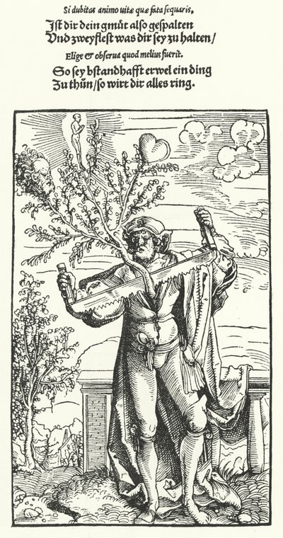 Entschlossenheit (Gravur) von Hans (after) Burgkmair
