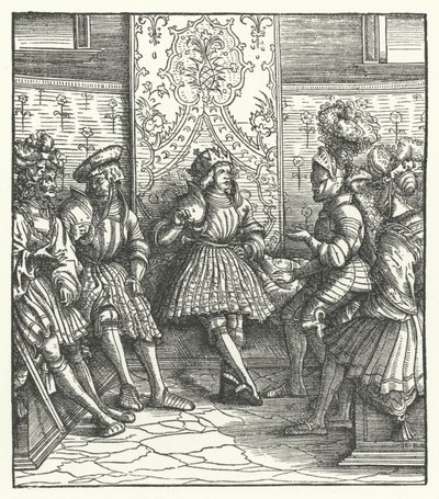 Französischer Kriegsrat von Hans (after) Burgkmair
