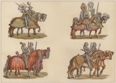Ritter zu Pferd von Hans (after) Burgkmair