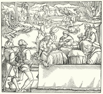 Gerichtsverhandlung von Hans (after) Burgkmair